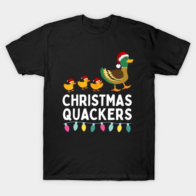 Christmas Quackers Cute Matching Christmas Family T-Shirt by PowderShot